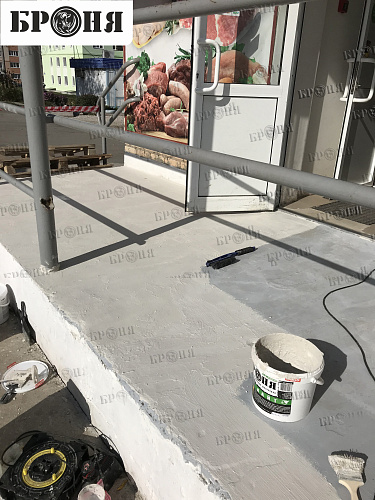 We present you a photo and video report on the thermal insulation of the porch of a shopping house in Zhigulevsk (Samara region). (photos and videos)) 