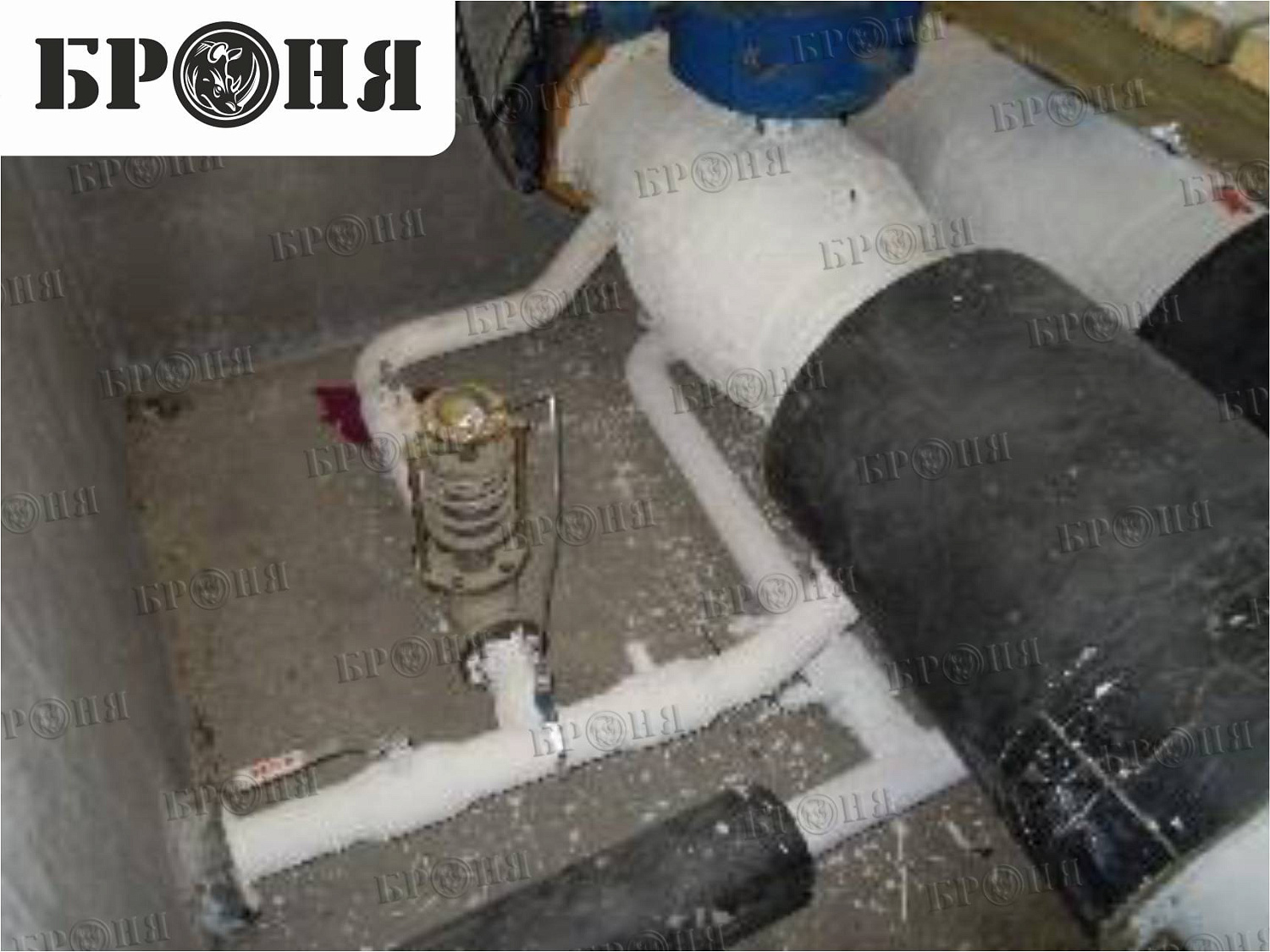 Finland, application on hot water supply pipes