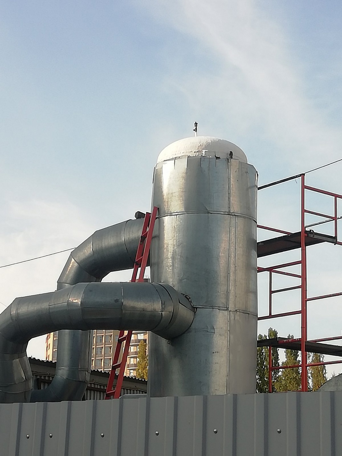 Bronya Classic NF on the boiler of the water sports palace "Burtasy", Penza (photo)