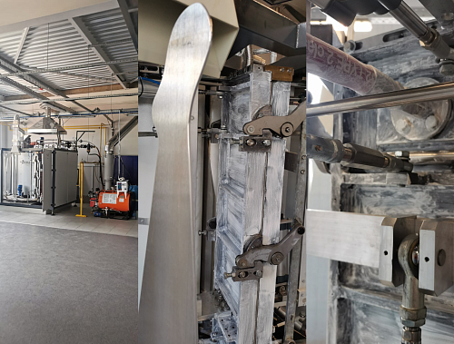  “Bronya Classic” on the molding installation for thermal treatment of knitwear at the production facility of Ekoten (Saint Petersburg) – photos and videos