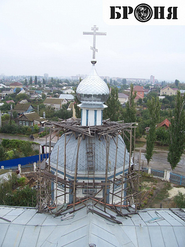 We are pleased to present you a very important and responsible object with the use of Bronya AquaBlock - the Temple of the Venerable Confessor Nikita of Midiki (Volgograd)