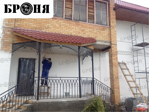 Thermal insulation Bronya and Gydrophobizator Bronya on the facade of a cottage in Khanty-Mansiysk (photo)