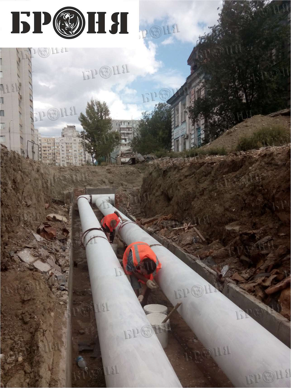 Волгоград, трубы отопления МУП ВКХ