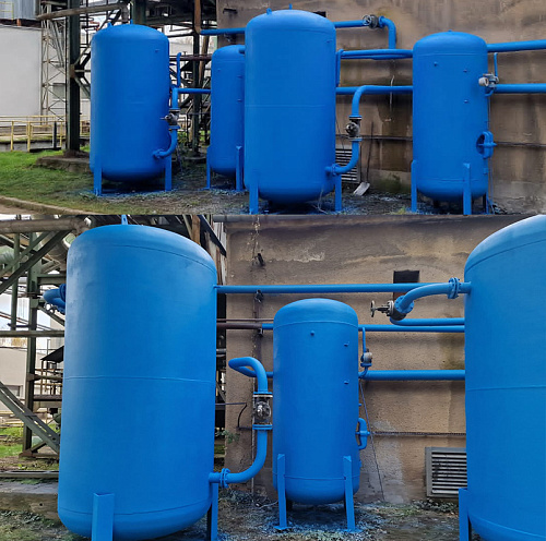 Application of Bronya Antirust NF and Bronya Classic NF on the pipeline and equipment in the next boiler house of Slovak enterprise Slovakia, Bratislava (photo and video)