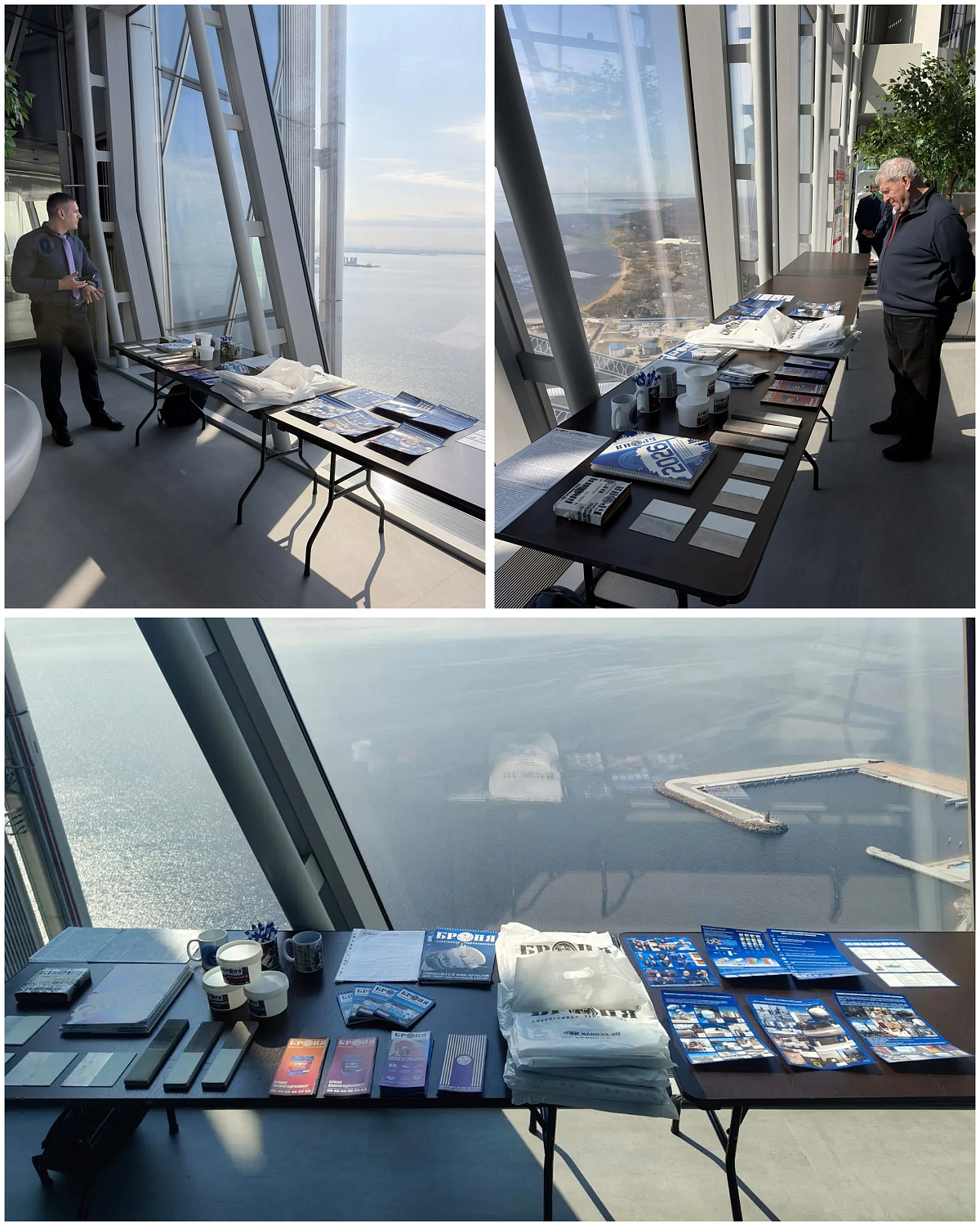 Innovations of "Bronya" in the tallest skyscraper in Europe: presentation for Gazprom at the Lakhta Center (photo, video)