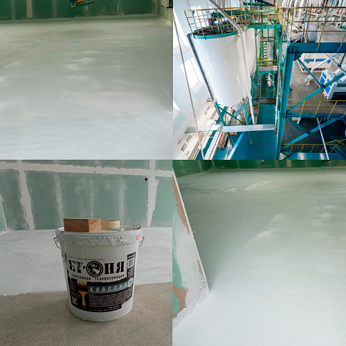 The use of Bronya Classic NF for insulation of workshops of the largest Vyatka Mills plant Kirov region. (photos and videos with dealer comments)
