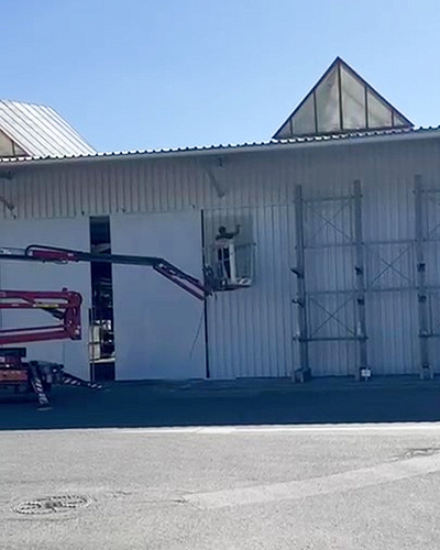 Решение проблемы перегрева склада с «Броня Классик НГ», Словакия (фото, видео)