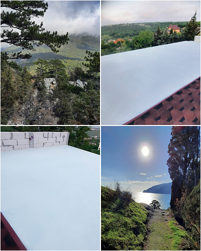 Комплексный подход для решения задач с материалами Броня: утепление фасада и гидроизоляция кровли в Крыму, Севастополе (фото)