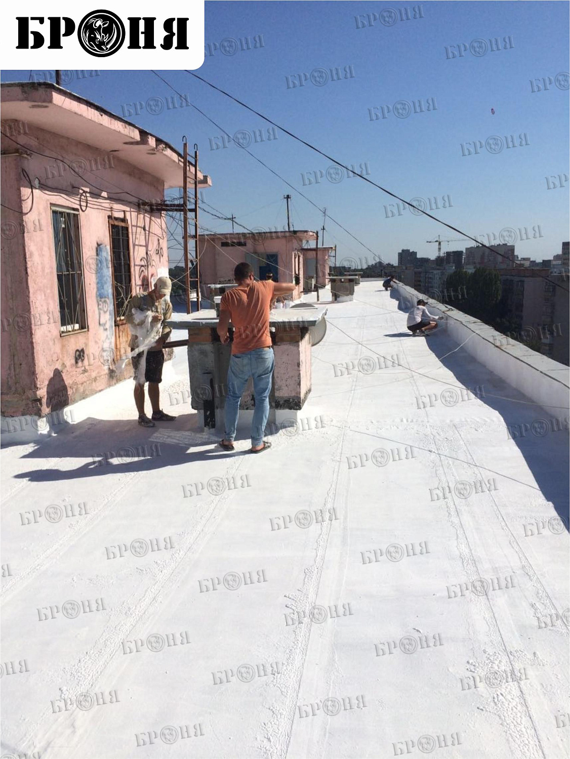 Ростов-на-Дону, броня АкваБлок ремонт кровли жилого дома