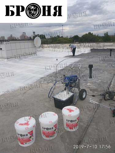 Гидроизоляция Броня АкваБлок на Велотреке СЦП "Крылатское" г. Москва (фото)