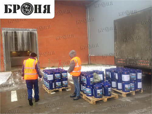 Броня Норд на складе утилизации отходов фабрики Tetra Pak, г. Лобня Московской области (фото и видео)