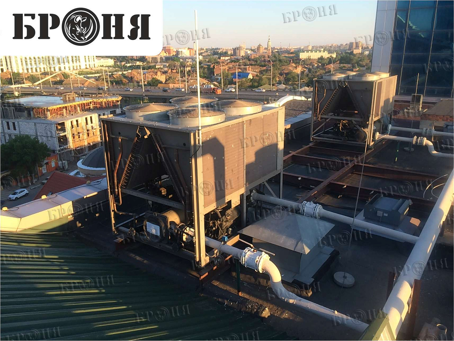 Bronya Thermal Insulation on a Pipeline