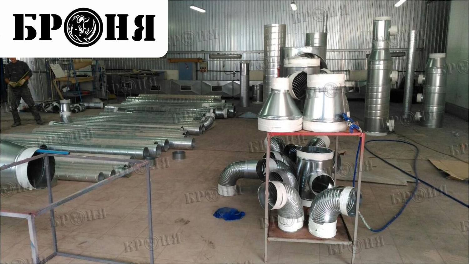 Ryazan, thermal insulation of a ventilation duct