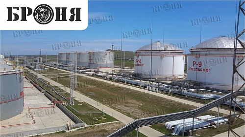 Теплоизоляция Броня на нефтеных резервуарах ЗАО "Таманьнефтегаз" (Краснодарский край)