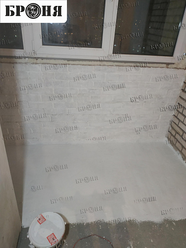 Броня Фасад и Броня Акваблок при утеплении балкона и части фасада квартиры  многоэтажного дома. г. Санкт-Петербург(фото и видео)