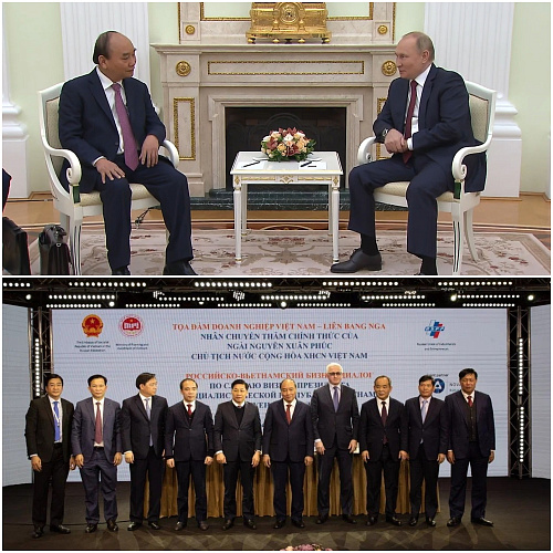 Bronya at the Russian-Vietnamese business forum in Moscow (Photo + reportage on Vietnamese and Russian television)