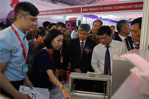 Insulation Armor on fire protection exhibition Secutech Vietnam 2019 (photo)