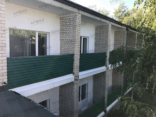 Теплоизоляция Броня Фасад на стенах пансионата Волна, на п.о. Капылово в г. Тольятти (фото+видео)
