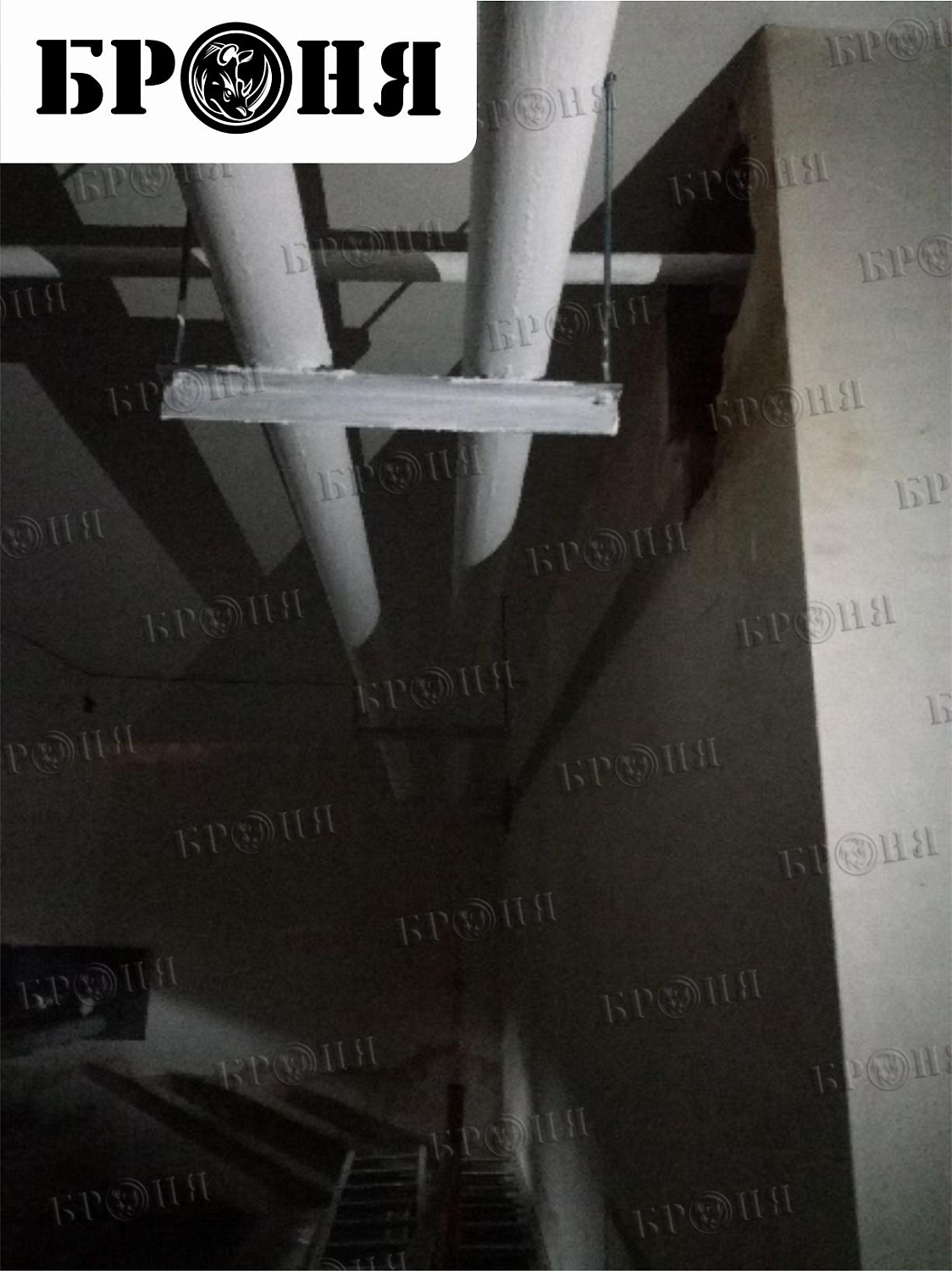 Perm, pipelines of the "Vyshe Mira" (Higher than the World) residential building