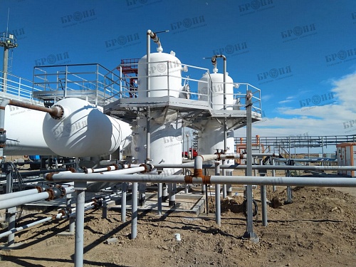 Броня классик НГ на цистернах нефтеперерабатывающего предприятия Кызылординской области (Казахстан) (фото)