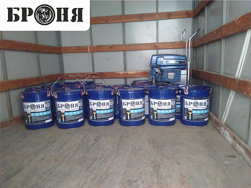 Броня Норд при утеплении Купели, при часовне живоносного источника Свято-Вознесенского Монастыря, г. Дубовка, Волгоградской области. (Фото и Видео)