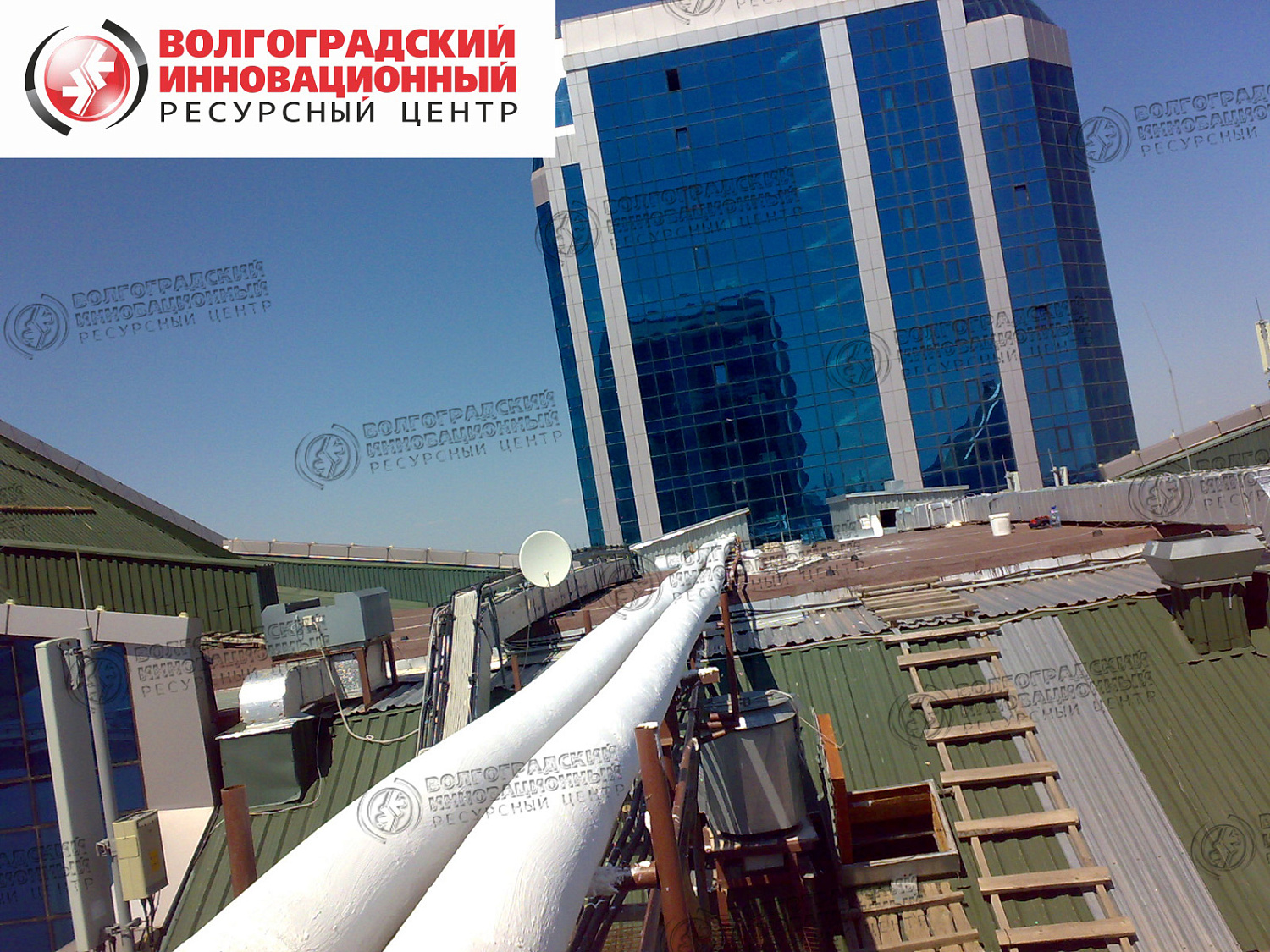 Астрахань Гранд Отель покрытие труб