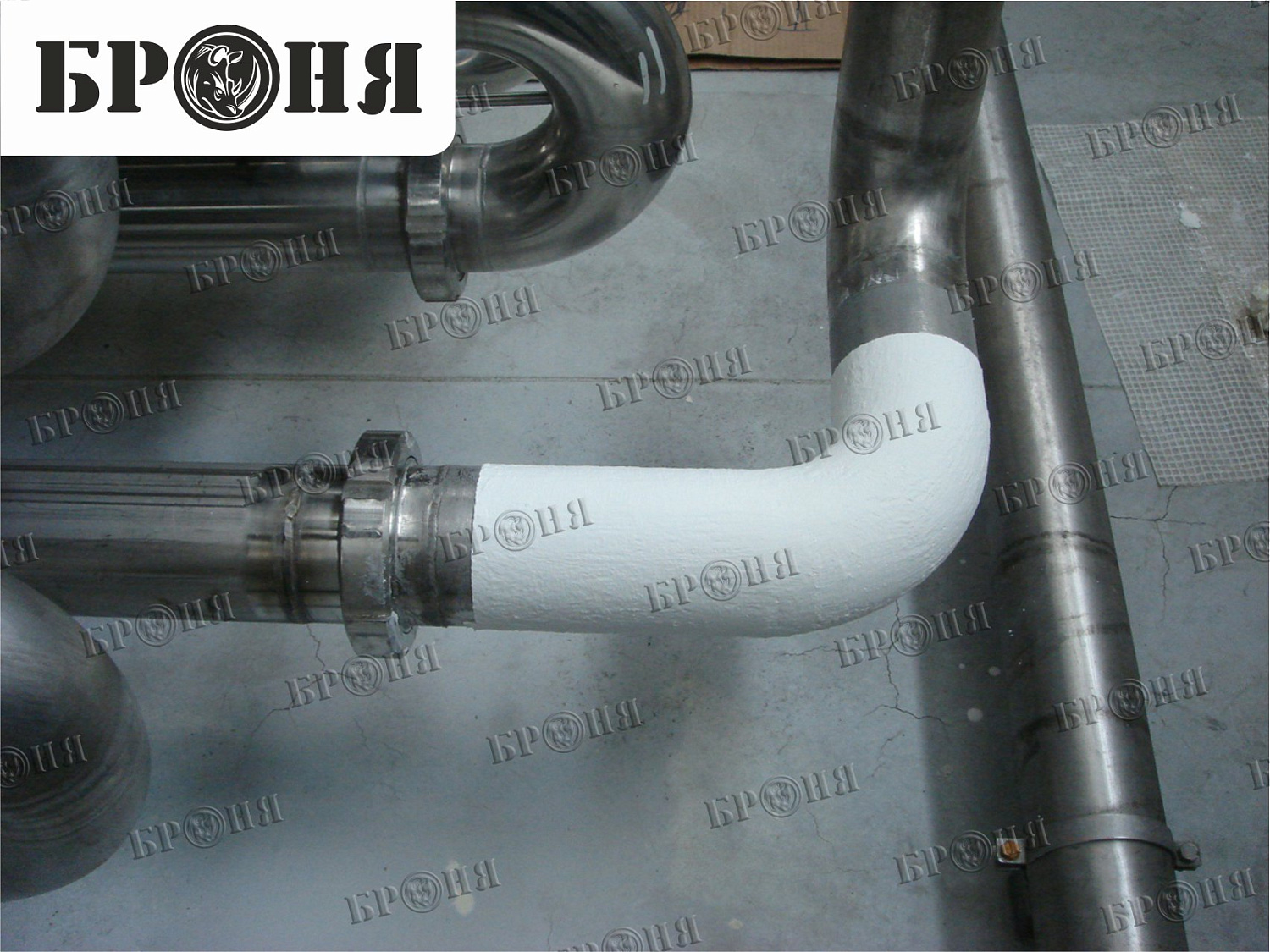 Bronya Thermal Insulation. Application on the holding tank of the finished product bottling line at MPBC Ochakovo.