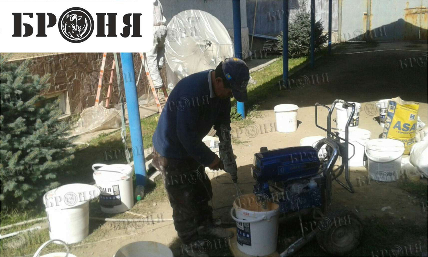 Алматы, Утепление частного дома, Броня Фасад + Гидрофобизатор Броня