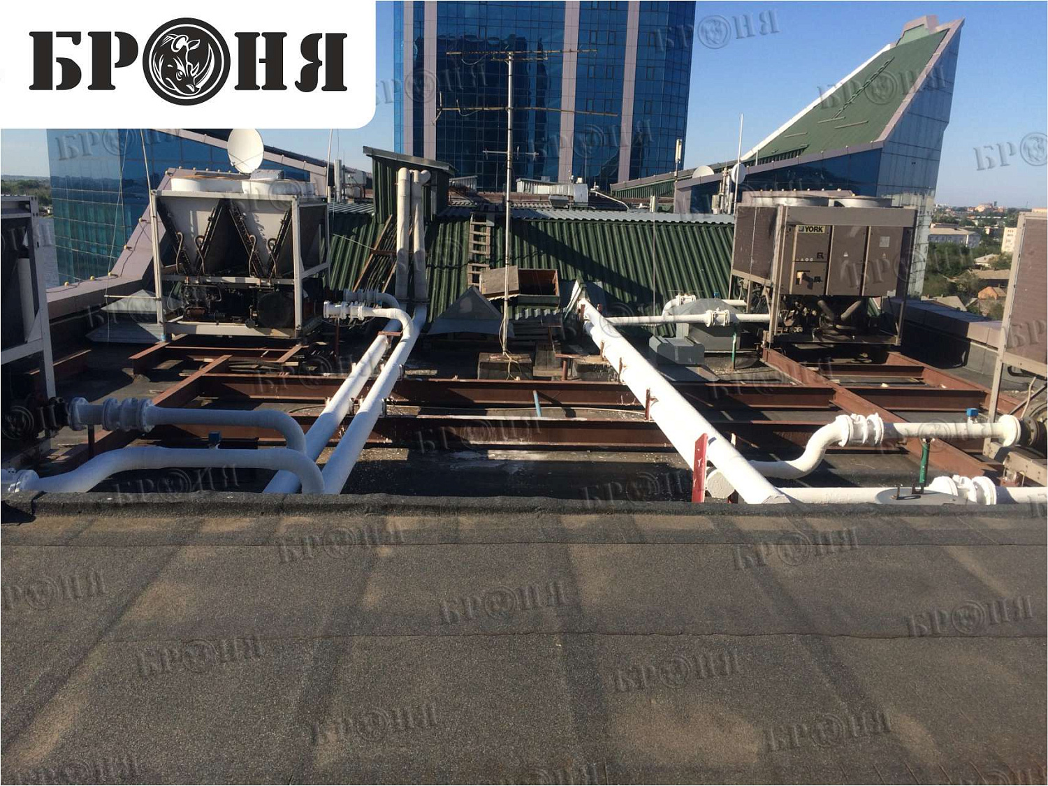 Bronya Thermal Insulation on a Pipeline