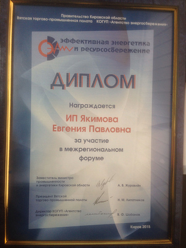Bronya Thermal Insulation at the "Efficient Energy and Resource Saving" Forum (Kirov)