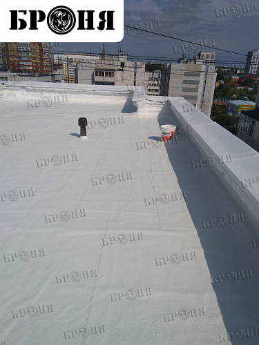 Гидроизоляция плоской кровли жилого дома г. Ульяновск (фото)