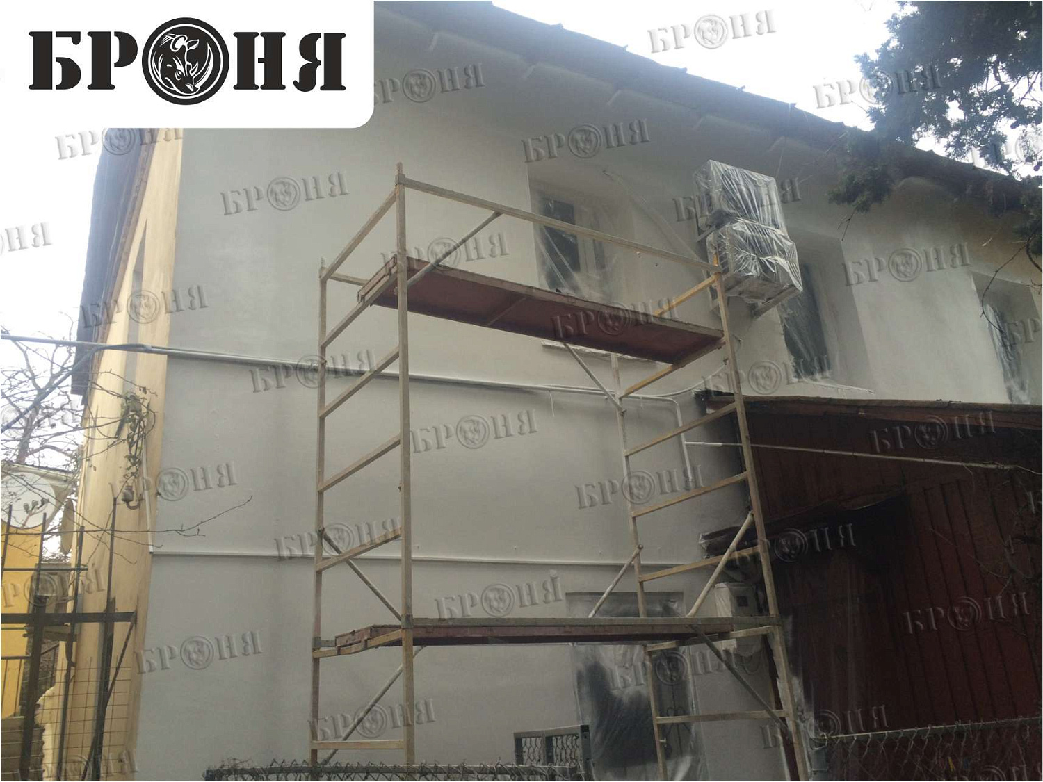 Ялта, Республика Крым, утепление фасада здания