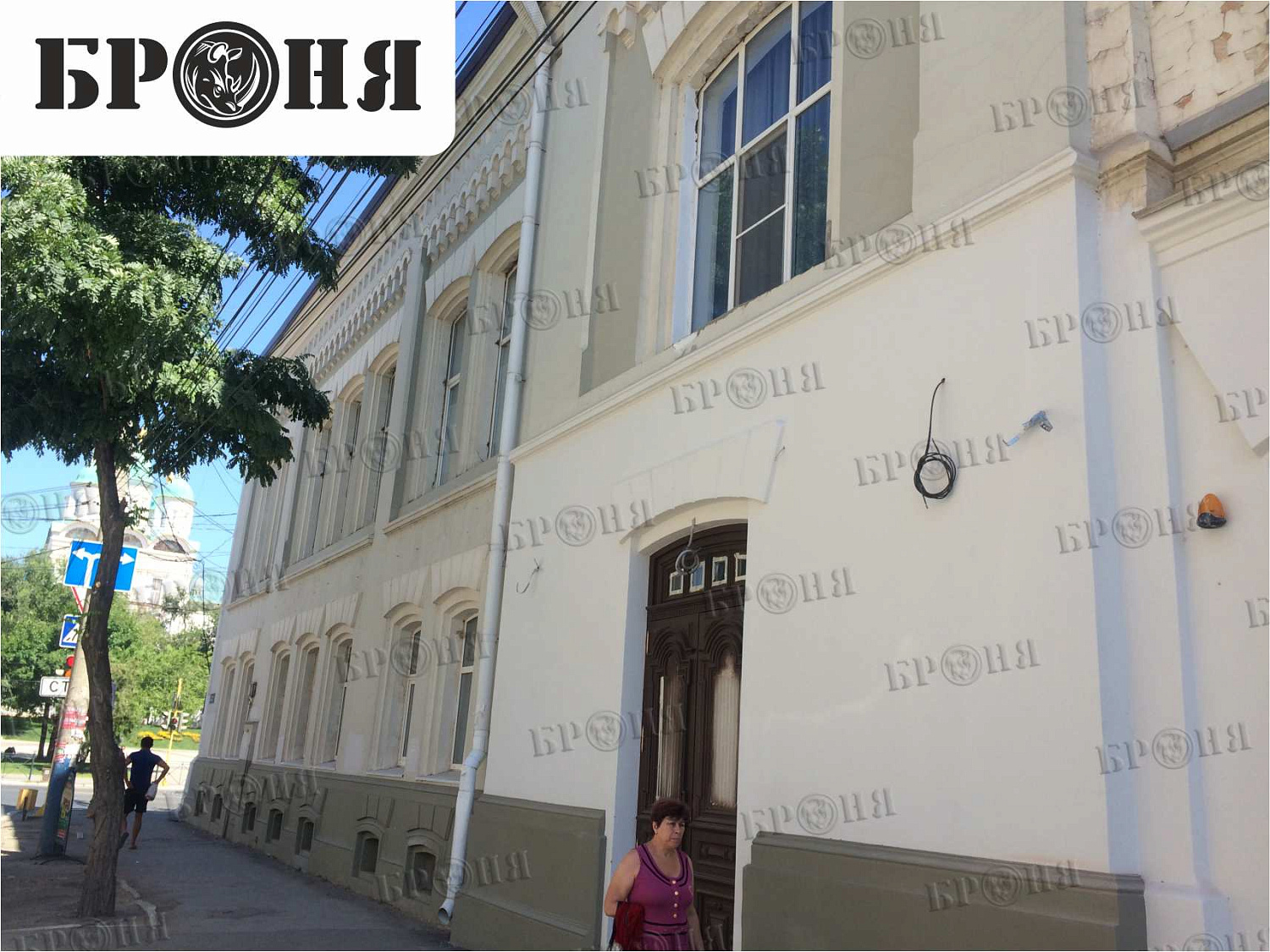 Thermal insulation Bronya on an architecture monument - Bonotel hotel in Astrakhan