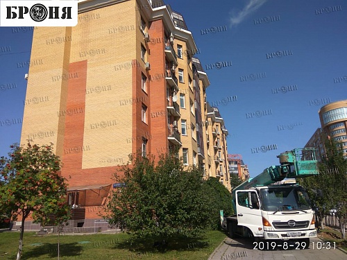 Представляем вам фото отчет о применении “Броня Акваблок” при устранении протечки  стен многоэтажного дома. Куркино (Московская область) (фото)