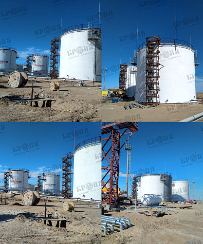 Броня Классик НГ и резервуары Супер Комплекса предприятия нефтепереработки, Кызылординской области (Казахстан) (фото)