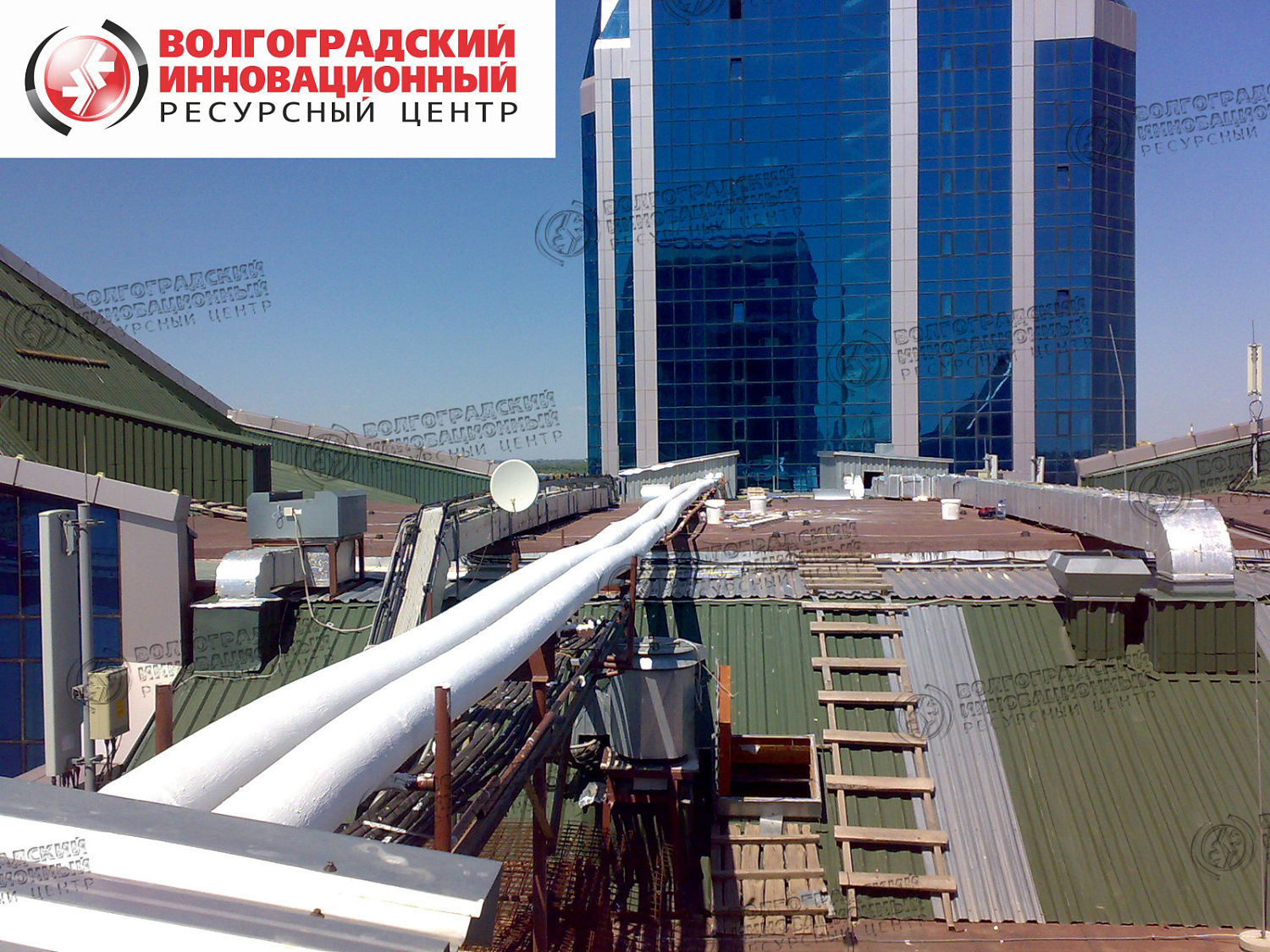 Астрахань Гранд Отель покрытие труб