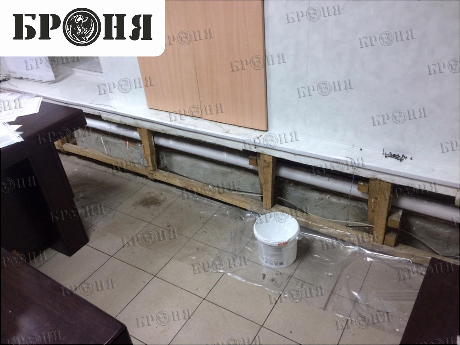 Москва, Теплоизоляция Броня на трубопроводе и тепловом узле многоквартирного дома