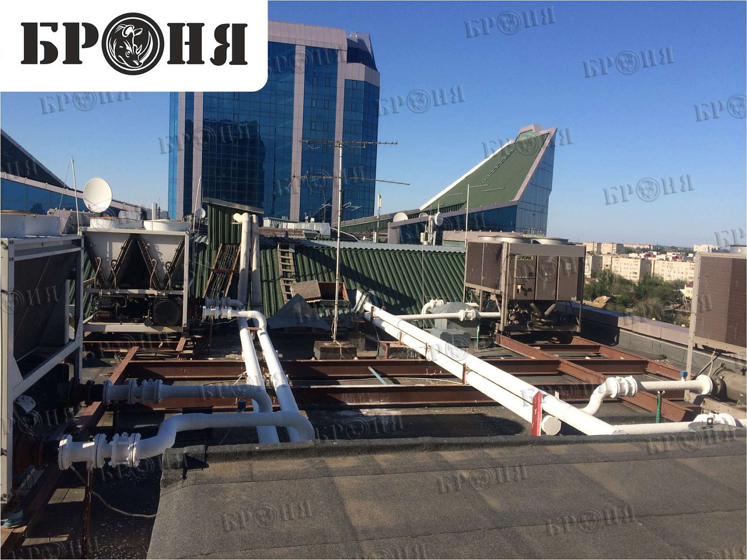 Bronya Thermal Insulation on a Pipeline