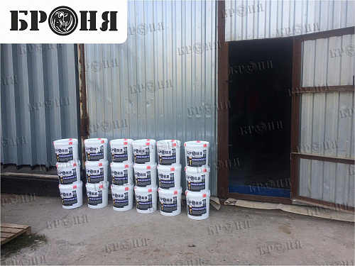 Thermal insulation Broya warming warehouse at the brewery GELLERT in Astrakhan (photo + video)