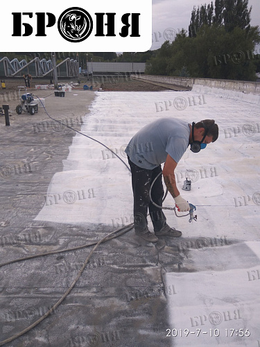 Гидроизоляция Броня АкваБлок на Велотреке СЦП "Крылатское" г. Москва (фото)