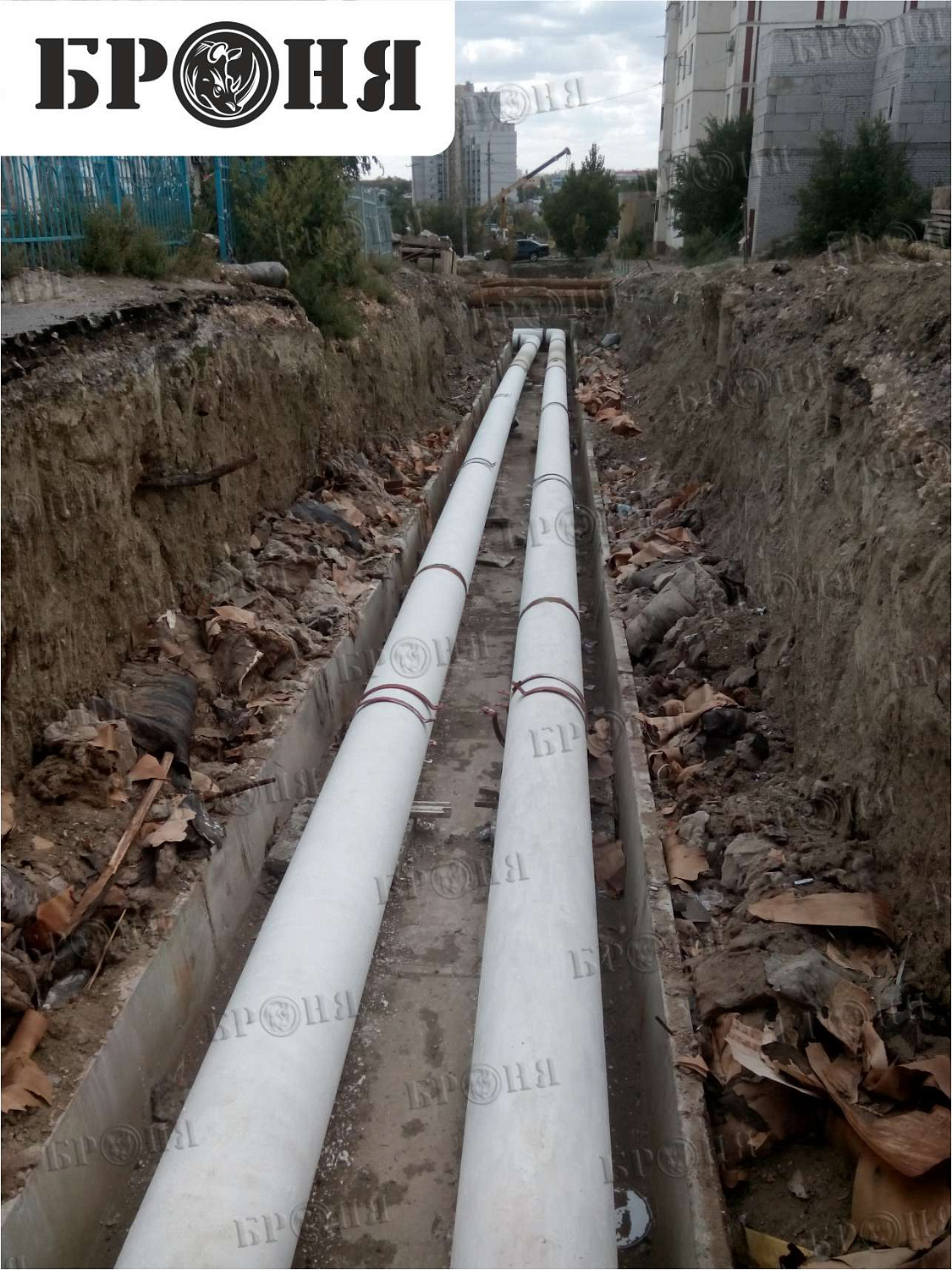 Волгоград, трубы отопления МУП ВКХ