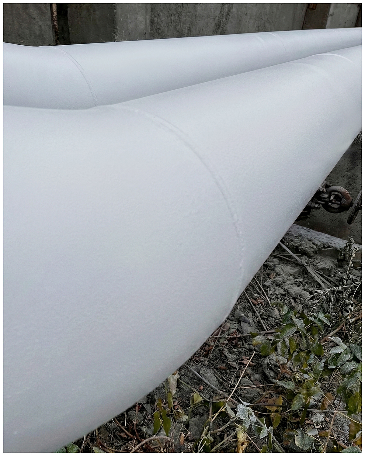 Утепление протяженного паропровода, замер теплопотерь и подтверждение теплопроводности «0,001» на заводе «Красный Октябрь», г. Волгоград (фото, видео, акт по теплопроводности)