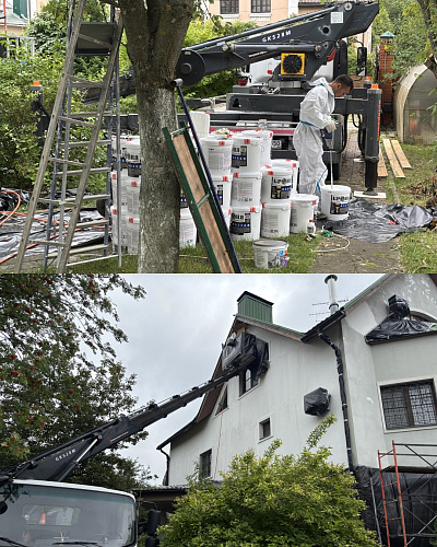 Утепление коттеджа с «Броня Фасад НГ», Московская область (фото, видео)