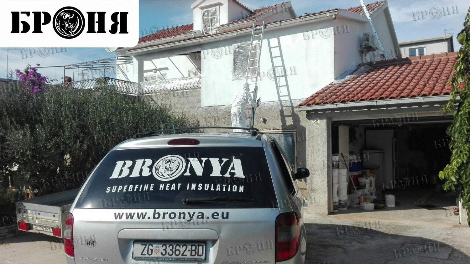 Хвар, Хорватия, Броня Фасад при утеплении частного домовладения