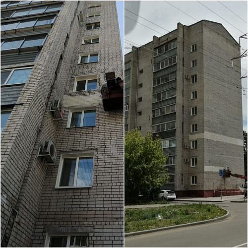 Применения теплоизоляционного покрытия Броня Зима  для утепления квартир в многоэтажном доме по ул. Ленина 55  г. Благовещенск (фото)