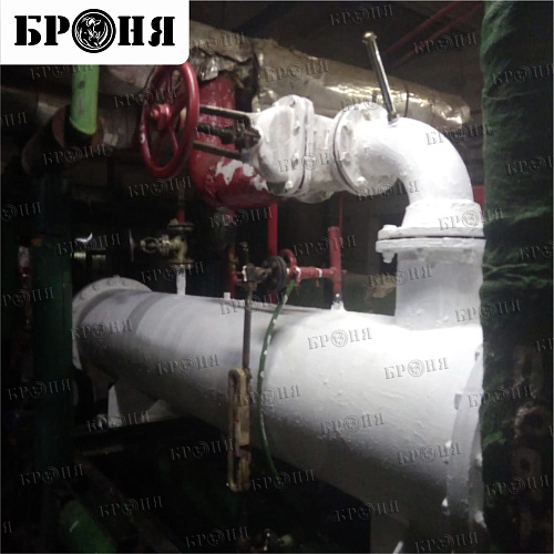 Теплоизоляция Броня на пароподогревателе МУП "Городские сети" г. Кострома (фото)