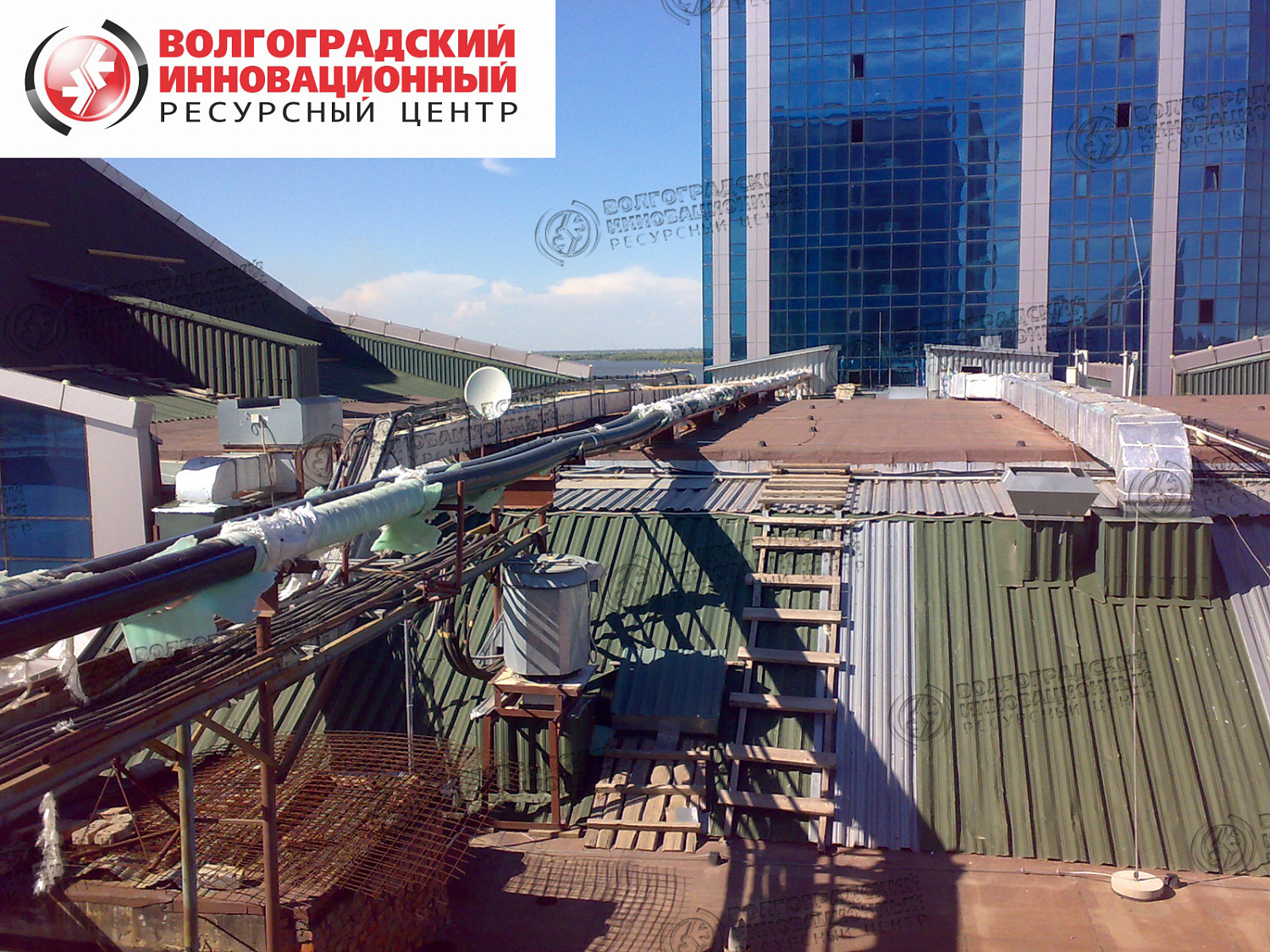 Астрахань Гранд Отель покрытие труб