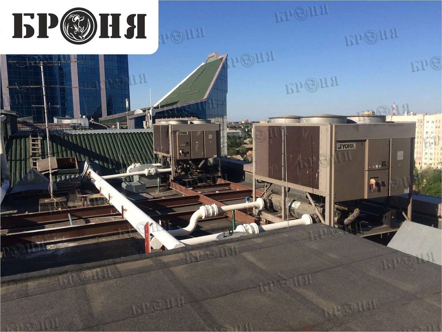 Bronya Thermal Insulation on a Pipeline