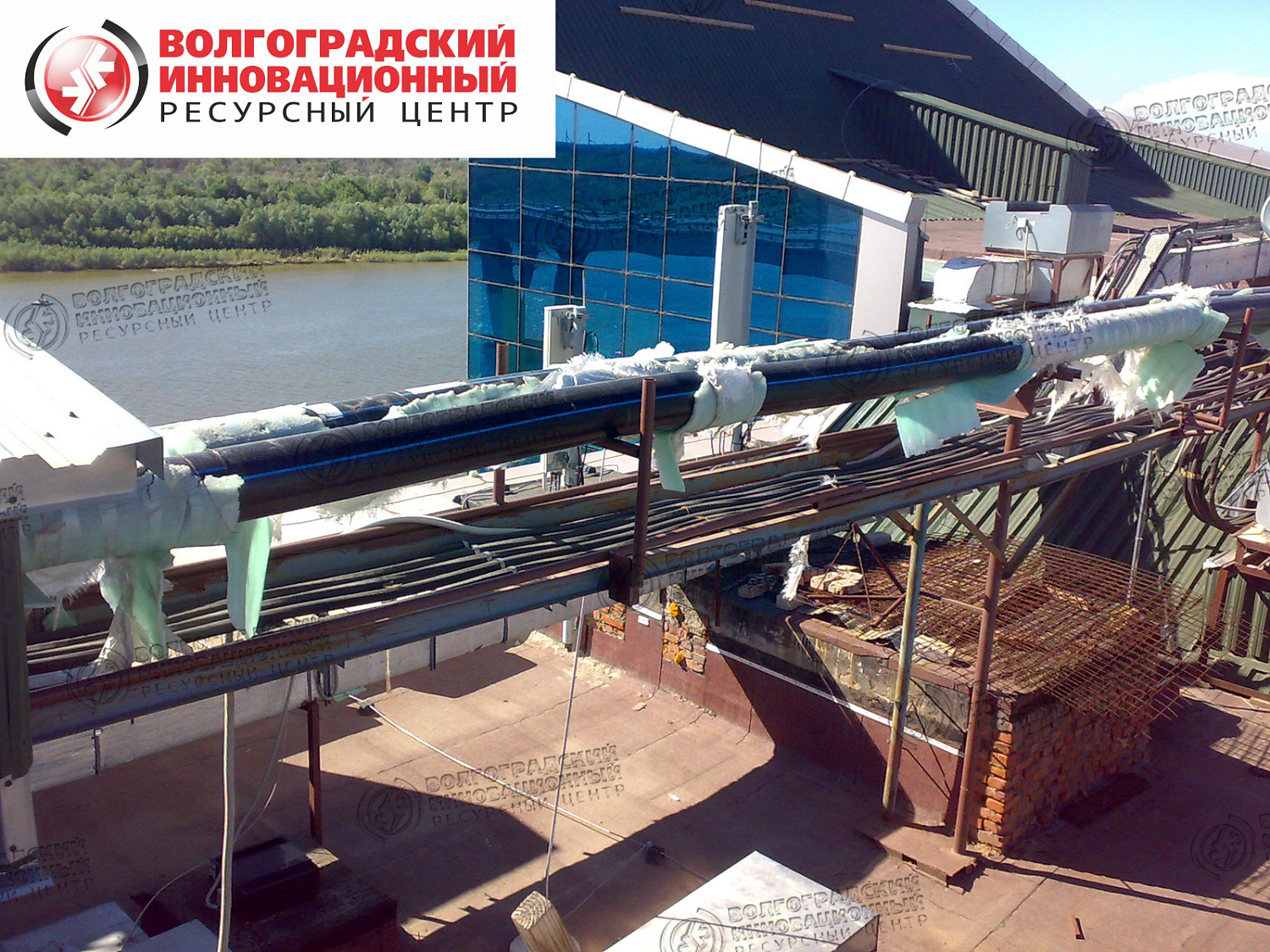 Астрахань Гранд Отель покрытие труб