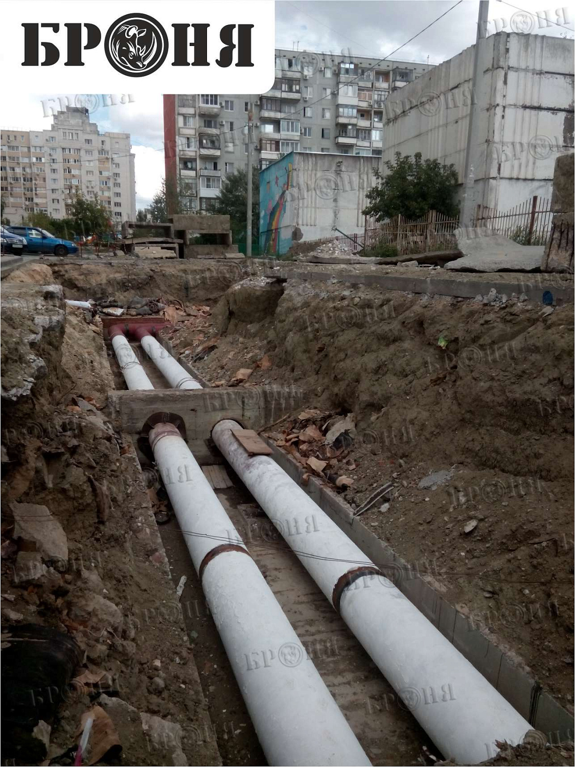 Волгоград, трубы отопления МУП ВКХ